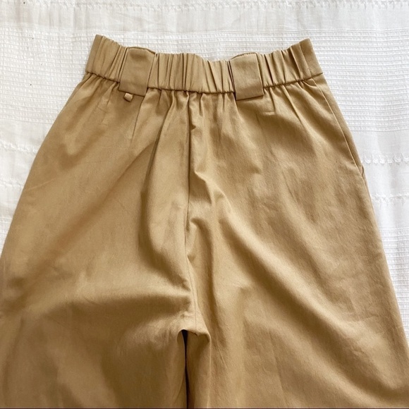 Nwt I AM GIA TAN KHAKI COBAIN CARGO HIGH WAISTED PUFFY PANTS - XS - Picture 9 of 10